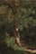 French School, Shepherdess in a Forest, Oil Painting on Canvas, Late 19th Century, Framed, Image 4