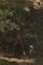 French School, Shepherdess in a Forest, Oil Painting on Canvas, Late 19th Century, Framed, Image 3