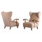 Set of Italian Modern Wing Chairs by Melchiorre Bega, 1940s, Image 1