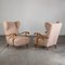 Set of Italian Modern Wing Chairs by Melchiorre Bega, 1940s, Image 5