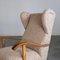 Set of Italian Modern Wing Chairs by Melchiorre Bega, 1940s, Image 9