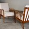Set of Cherrywood Armchairs by Paolo Buffa for La Permanente Mobili Cantù, 1950, Image 3