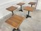 Vintage Art Deco Brasserie Table in Cast Iron and Wood, 1920s 2