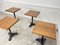 Vintage Art Deco Brasserie Table in Cast Iron and Wood, 1920s 3