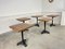 Vintage Art Deco Brasserie Table in Cast Iron and Wood, 1920s 1