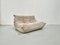 Canapé Togo Deux Places en Velours Côtelé Beige attribué à Michel Ducaroy pour Ligne Roset, 1970s 6