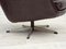 Swivel Lounge Chairs with Ottoman in Leather, 1970s, Set of 3 19