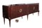 Mid-Century Modern Mahogany Sideboard with Brass Accents 3