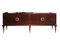 Mid-Century Modern Mahogany Sideboard with Brass Accents 1