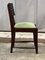 Art Deco French Chairs Numbered Gaston Poisson, 1940s, Set of 6, Image 6