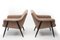 Set of Mid-Century Lounge Chairs in Sheepskin 4