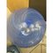 Blue Swirling Murano Glass Table Lamp by Simoeng 3