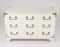 Vintage White Lacquered Chest of Drawers from Nordiska Kompaniet 3