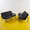 Sofas aus Aluminium & Leder von Andre Vanden Beuck, 2er Set 1