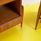 Vintage Schreibtisch & Bücherregal aus Teak, 1960er, 2er Set 5