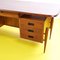 Vintage Schreibtisch & Bücherregal aus Teak, 1960er, 2er Set 2
