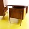Vintage Schreibtisch & Bücherregal aus Teak, 1960er, 2er Set 17