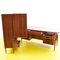 Vintage Schreibtisch & Bücherregal aus Teak, 1960er, 2er Set 12