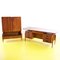 Vintage Schreibtisch & Bücherregal aus Teak, 1960er, 2er Set 1