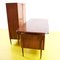Vintage Schreibtisch & Bücherregal aus Teak, 1960er, 2er Set 13