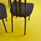 Vintage Chairs in Black Metal by Giorgio Cattelan, Set of 6, Image 7