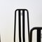 Vintage Chairs in Black Metal by Giorgio Cattelan, Set of 6, Image 4
