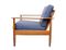 Armchair with Blue Upholstery, 1960s 2