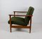 Sedia GFM-142 in Olive Bouclé attribuita a Edmund Homa, anni '70, Immagine 8