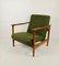 Chaise GFM-142 en Olive Bouclé attribuée à Edmund Homa, 1970s 1