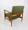 Sedia GFM-142 in Olive Bouclé attribuita a Edmund Homa, anni '70, Immagine 7