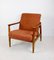 Fauteuil GFM-64 Boucle Or Orange attribué à Edmund Homa, 1970s 3