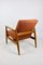 Fauteuil GFM-64 Boucle Or Orange attribué à Edmund Homa, 1970s 8