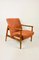 Fauteuil GFM-64 Boucle Or Orange attribué à Edmund Homa, 1970s 10