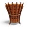 Set of Large Armchair in Oak by Guillerme Et Chambron for Votre Maison, 1950s, Image 6