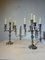 Silver-Plated Candleholders by Wiskemann, Set of 2 2