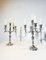 Silver-Plated Candleholders by Wiskemann, Set of 2 1