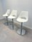 Bar Stool in White Leather 2