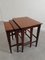 Vintage Danish Nesting Tables, Set of 3 2