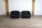 Vintage Black Leather Sofas by De Pas, D'Urbino and Lomazzi for Dalloca, 1970s, 1972, Set of 2 9