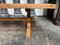 Large French Oak Farmhouse Dining Table, 1920s, Image 3