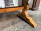 Large French Oak Farmhouse Dining Table, 1920s, Image 5