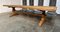 Grande Table de Salle à Manger en Chêne, France, 1920s 13
