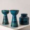 Rimini Blu Kerzenhalter von Aldo Londi für Bitossi, Italien, 1970er, 3er Set 7