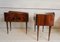 Tables de Chevet Art Déco en Laiton et Verre, 1950s, Set de 2 4