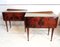 Tables de Chevet Art Déco en Laiton et Verre, 1950s, Set de 2 3