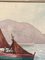 Geo Duchesne, Mediterranean Marine, Watercolor, 20th Century, Framed 10
