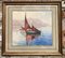 Geo Duchesne, Mediterranean Marine, Watercolor, 20th Century, Framed 1