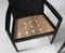 Set of Armchairs in Wool and Black Stained Oak Model 1788 attributed to Hans J. Wegner for Fredericia 7