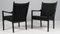 Set of Armchairs in Wool and Black Stained Oak Model 1788 attributed to Hans J. Wegner for Fredericia 8