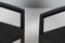Set of Armchairs in Wool and Black Stained Oak Model 1788 attributed to Hans J. Wegner for Fredericia 4